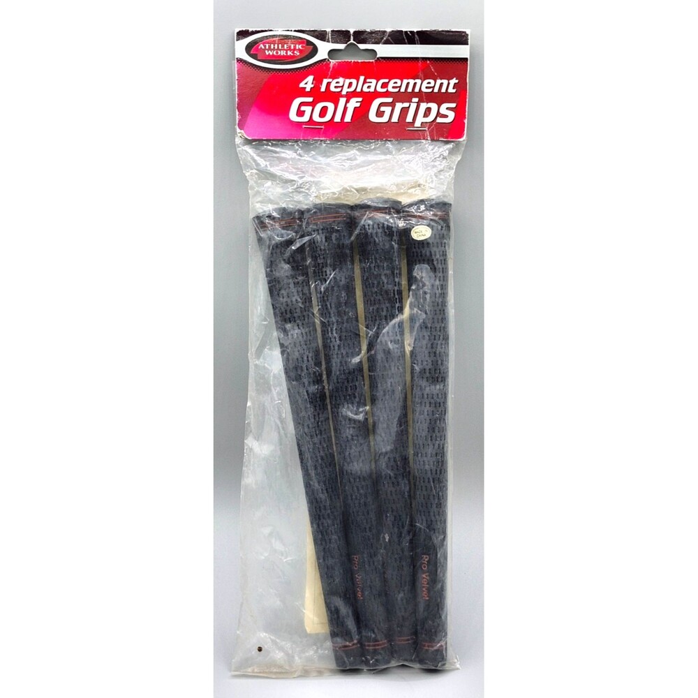 Athletic Works Set of 4 Replacement Golf Grips Men's Standard Size New